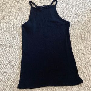 Ambiance black tank top small
